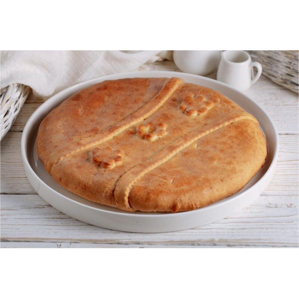 Пирог татарский с курицей и картофелем Пирог татарский с курицей и картофелем