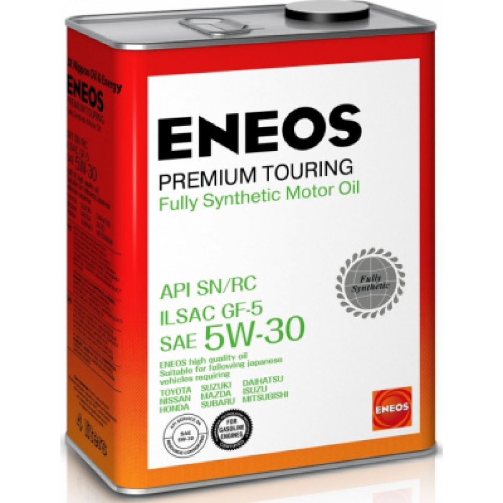 Масло моторное ENEOS Premium Touring 5w30 4л Масло моторное ENEOS Premium Touring 5w30 4л