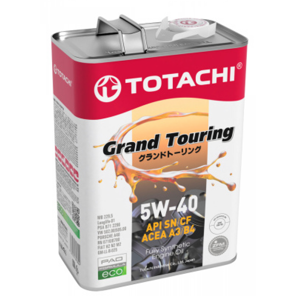 Масло моторное TOTACHI Grand Touring 5w40 4л Масло моторное TOTACHI Grand Touring 5w40 4л