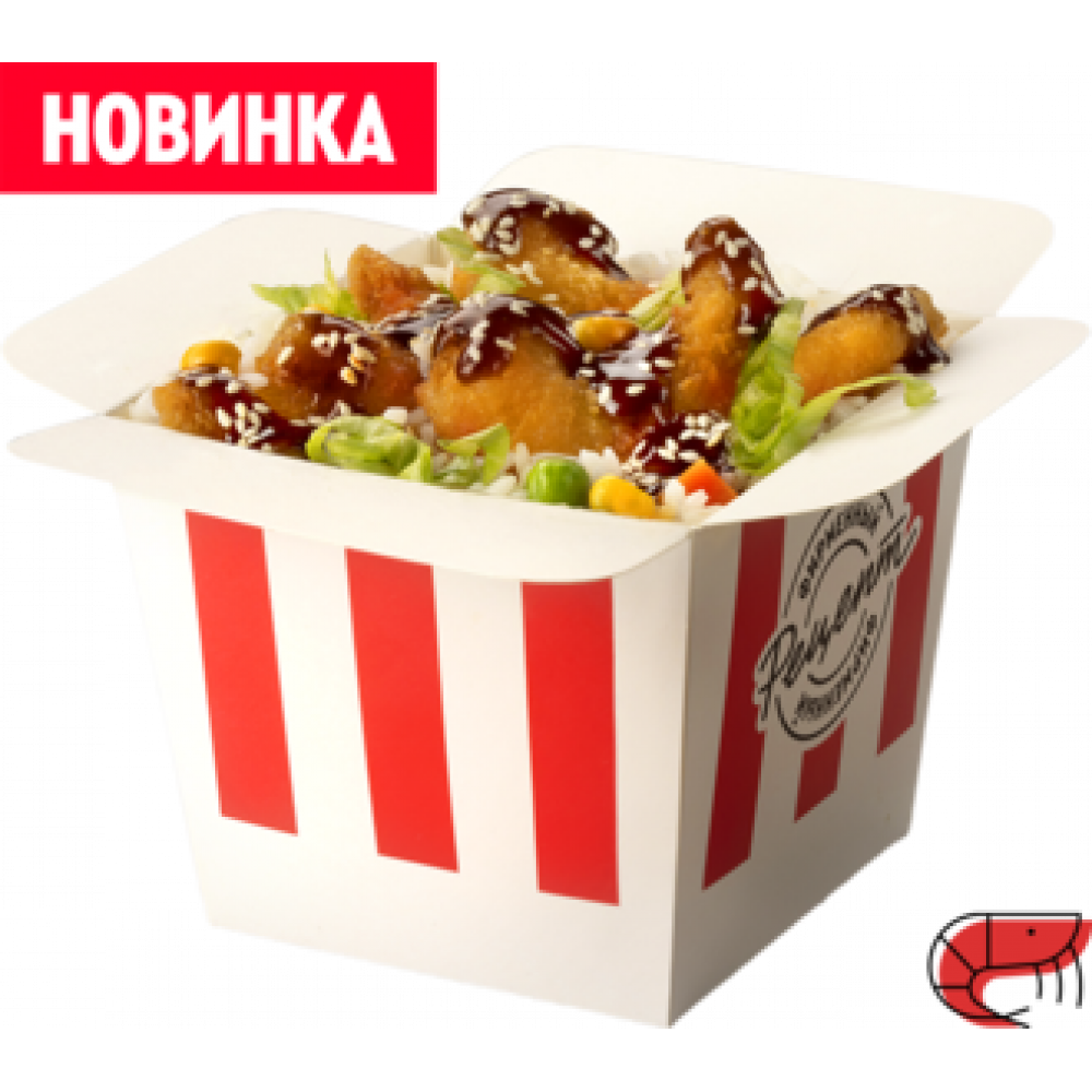 Рис боул с креветками