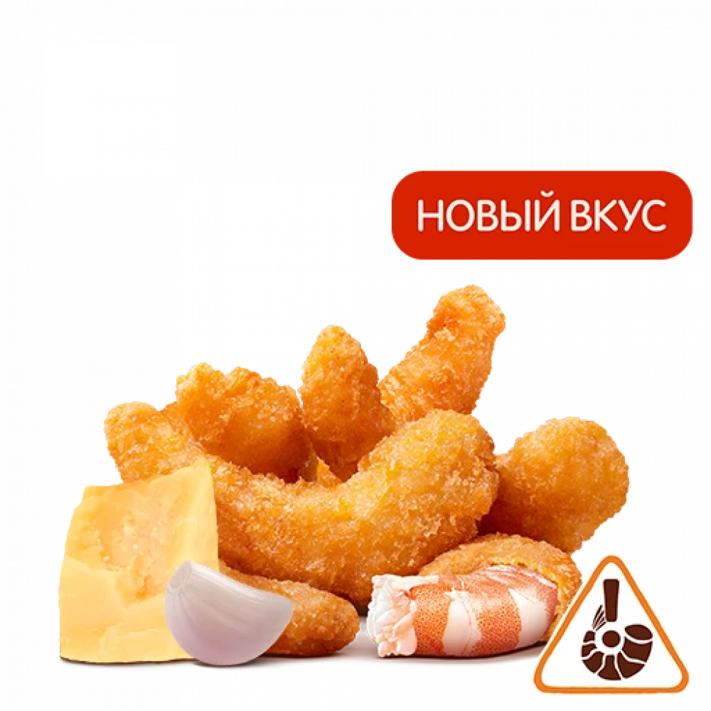 Креветки Пармезан и Чеснок (6 шт.) Креветки Пармезан и Чеснок (6 шт.)