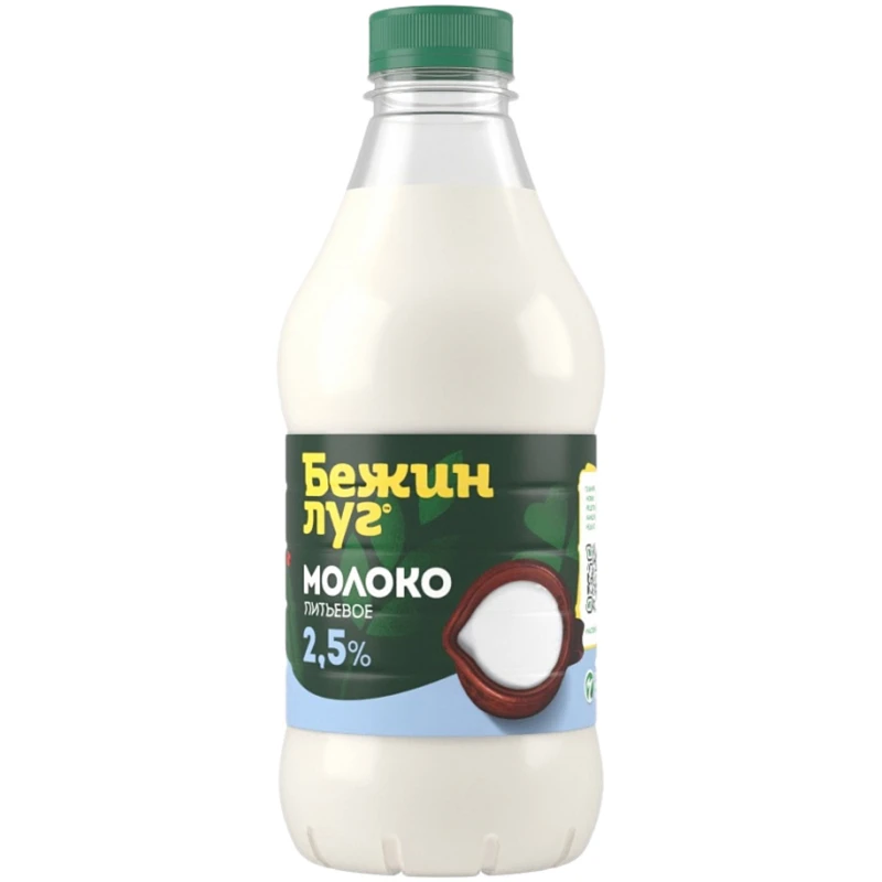 Молоко Бежин Луг пастеризованное 2.5% 925г Молоко Бежин Луг пастеризованное 2.5% 925г