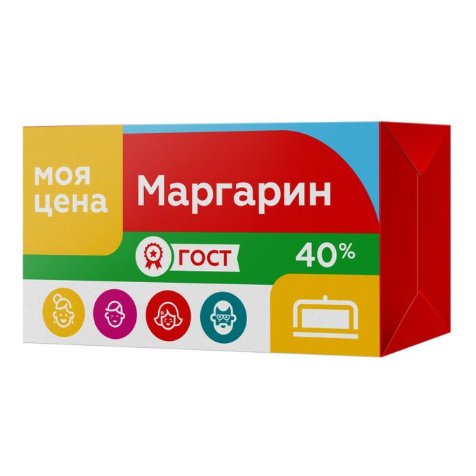 Маргарин Моя цена 40% 180г Маргарин Моя цена 40% 180г