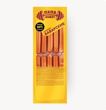 Сосиски Баварские «Папа может!» 350 г Сосиски Баварские «Папа может!» 350 г