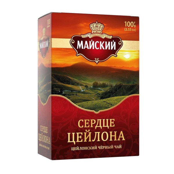 Чай Майский Сердце Цейлона 100гр Чай Майский Сердце Цейлона 100гр