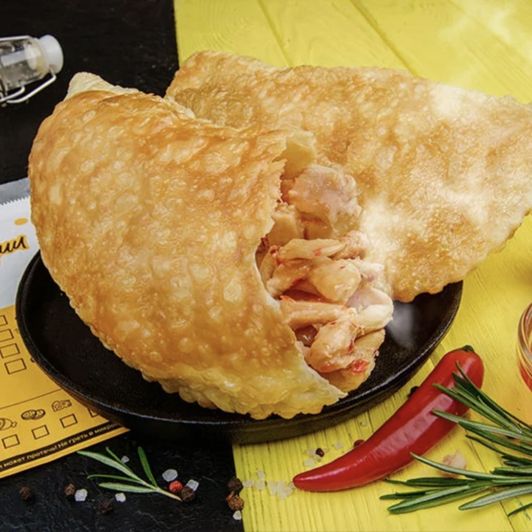 Чебурек с курицей по-азиатски 135 г. Чебурек с курицей по-азиатски 135 г.