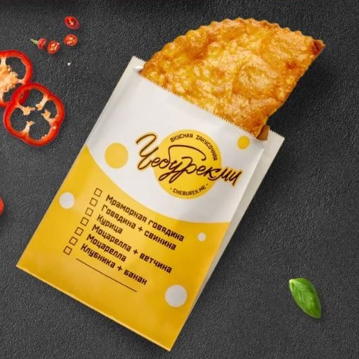 Чебурек с картофелем и грибами 140 г. Чебурек с картофелем и грибами 140 г.