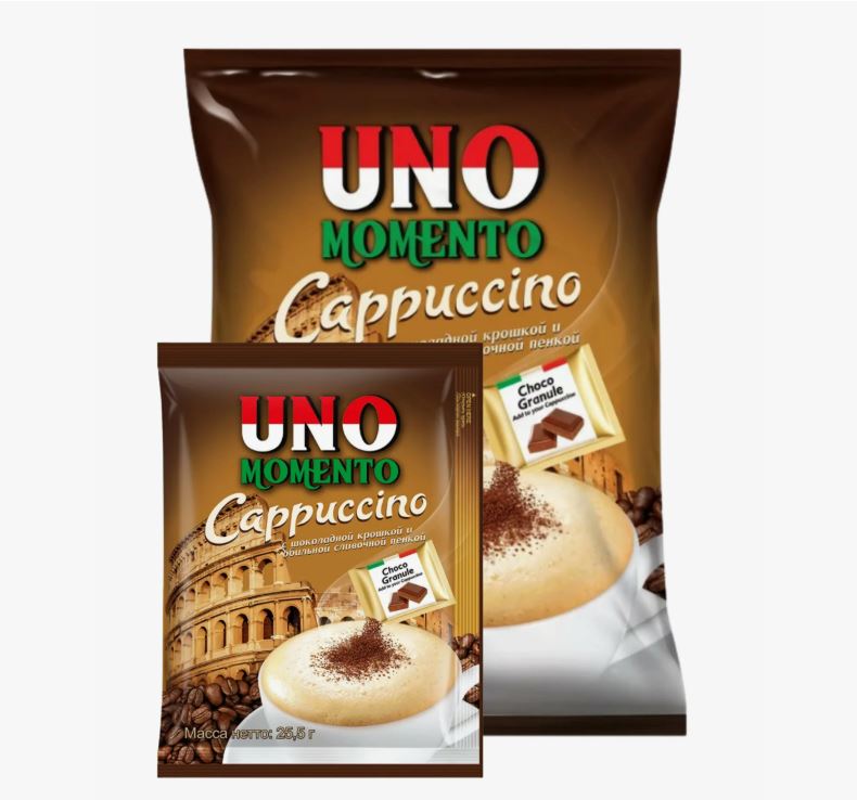Кофейный напиток Uno Momento Cappuccino порционный Кофейный напиток Uno Momento Cappuccino порционный