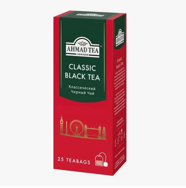 Чай черный Ahmad Tea Классический, 25 пак х 2 г Чай черный Ahmad Tea Классический, 25 пак х 2 г