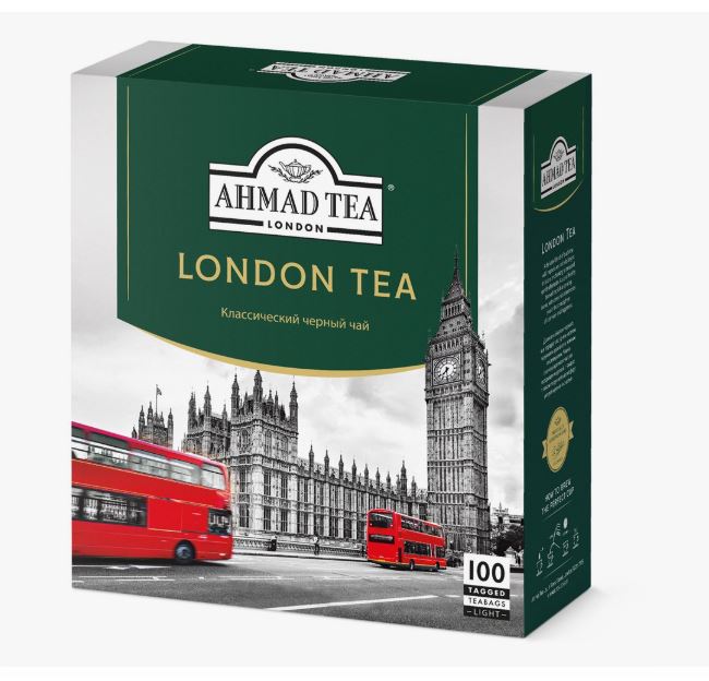 Чай "Ahmad Tea", London Tea, Классический чёрный чай, в пакетиках Чай "Ahmad Tea", London Tea, Классический чёрный чай, в пакетиках