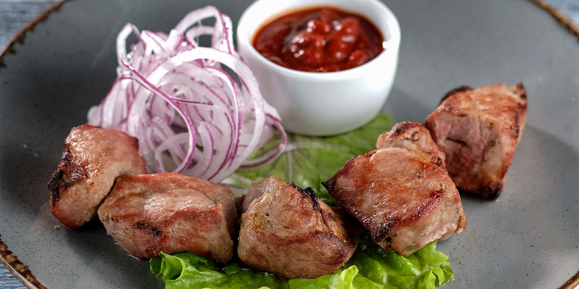шашлык из свиной шеи шашлык из свиной шеи