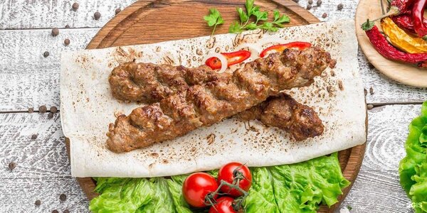 Люля из курицы с бараниной Люля из курицы с бараниной