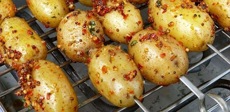 Картофель на углях Картофель на углях