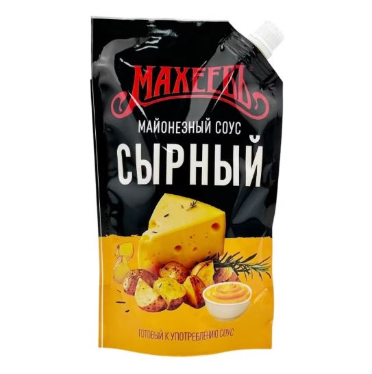 Соус майонезный Махеев Сырный 25 % 380 мл Соус майонезный Махеев Сырный 25 % 380 мл