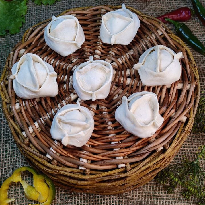 Манты из рубленного мяса