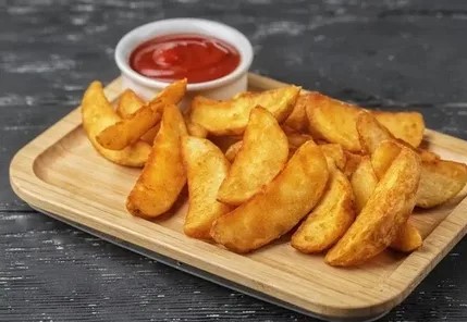 Картофельные дольки + соус Картофельные дольки + соус