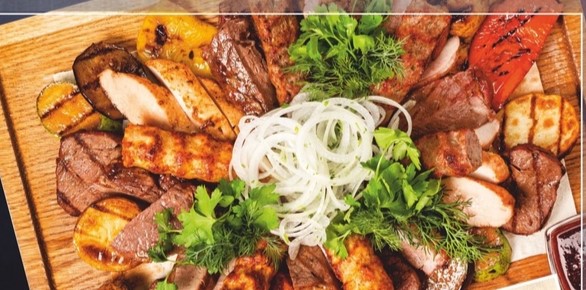Большой гриль мясо Большой гриль мясо