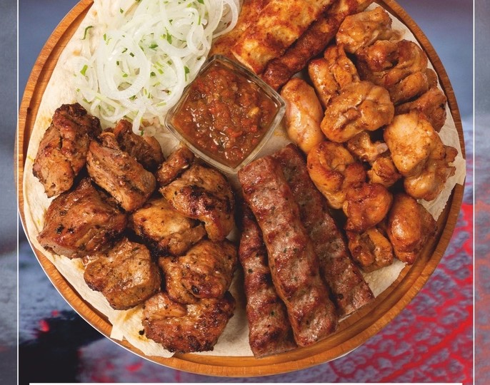 Мясное ассорти на углях Мясное ассорти на углях
