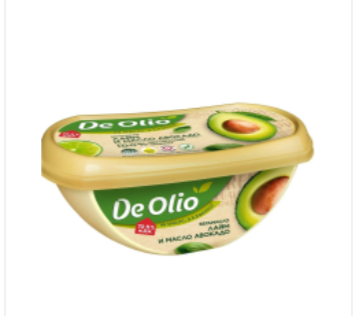 Вегамасло 220г De Olio лайм и масло авокадо 72,5% пл/ван Вегамасло 220г De Olio лайм и масло авокадо 72,5% пл/ван