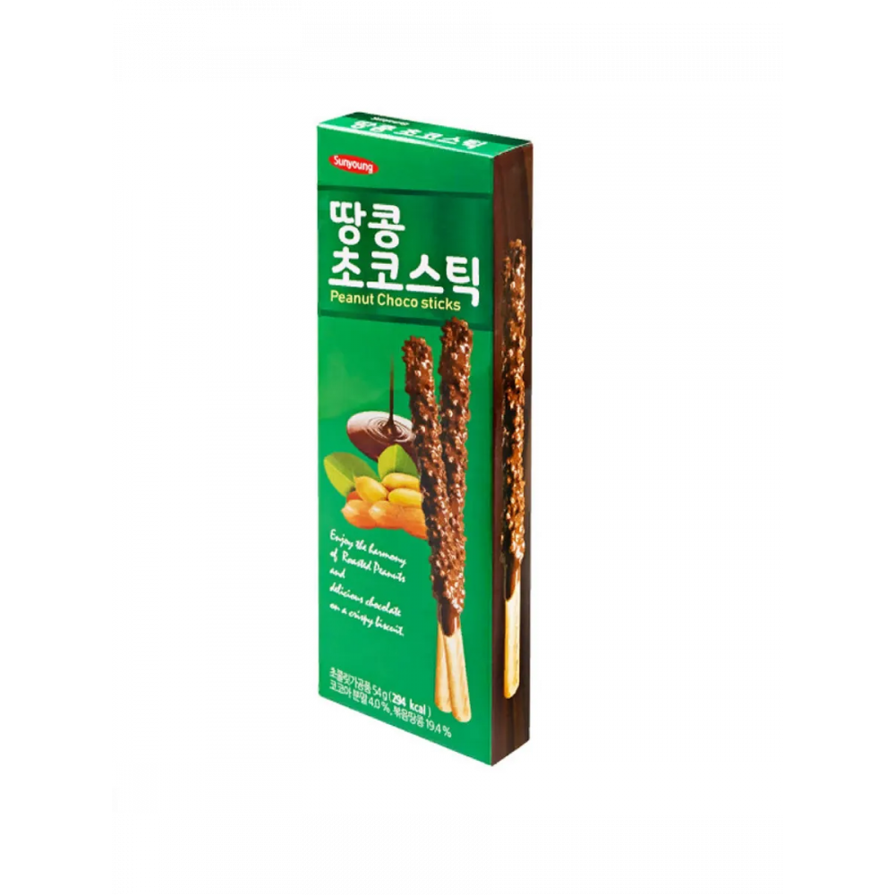 SUNYOUNG FOOD Шоколадные палочки с арахисом 54г SUNYOUNG FOOD Шоколадные палочки с арахисом 54г