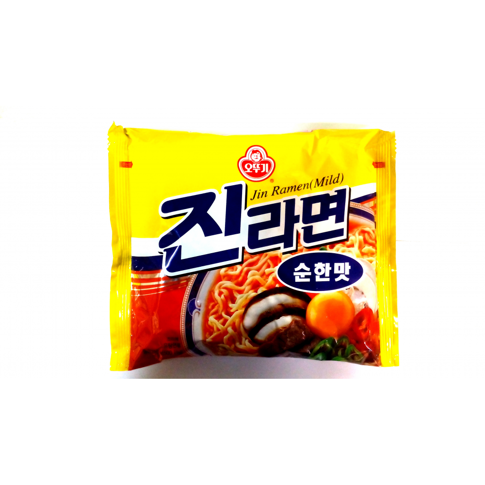 Лапша Оттоги Джин рамен Ottogi Jin Ramen Mild (неострая) 110г Лапша Оттоги Джин рамен Ottogi Jin Ramen Mild (неострая) 110г
