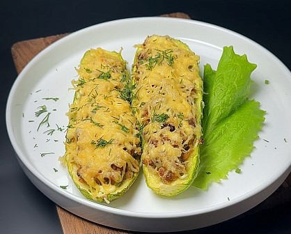 Кабачки фаршированные Кабачки фаршированные