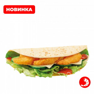 Лепешка роти с креветкой Лепешка роти с креветкой