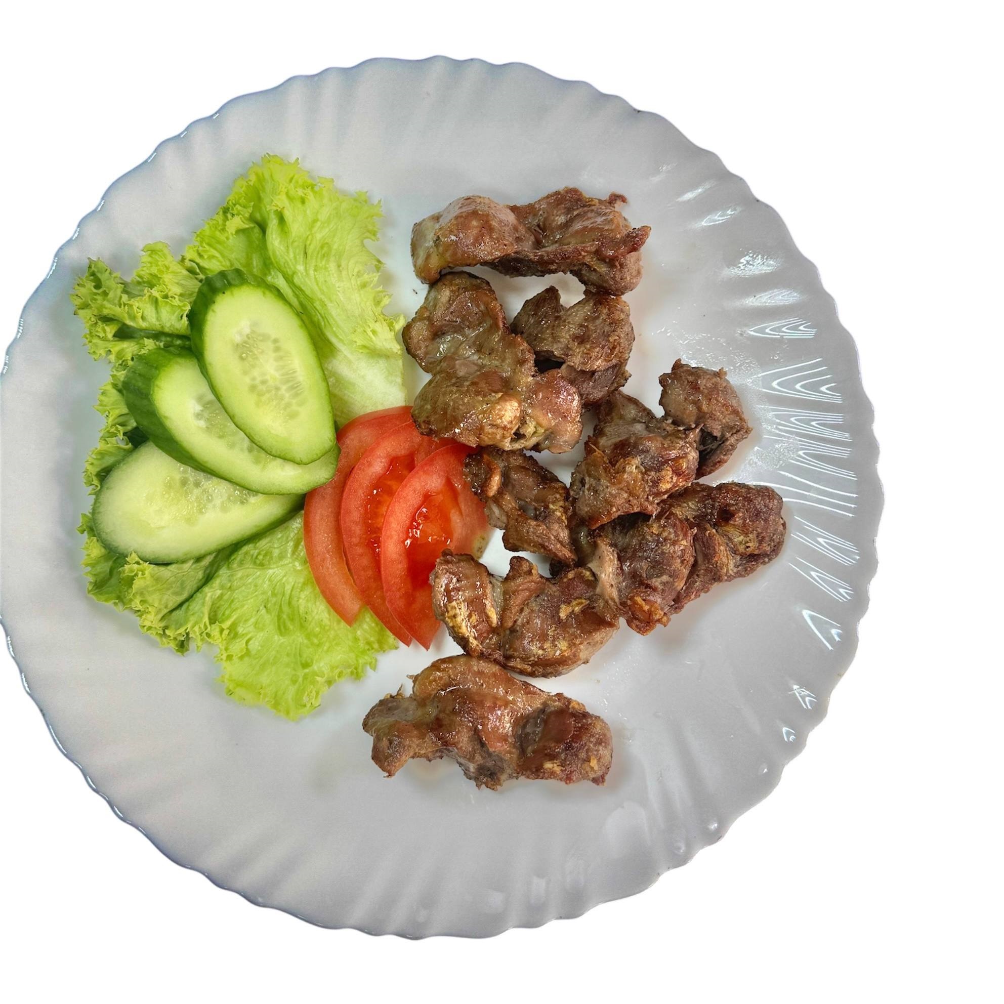 Желудочки куриные на мангале 220 гр/150 гр Желудочки куриные на мангале 220 гр/150 гр