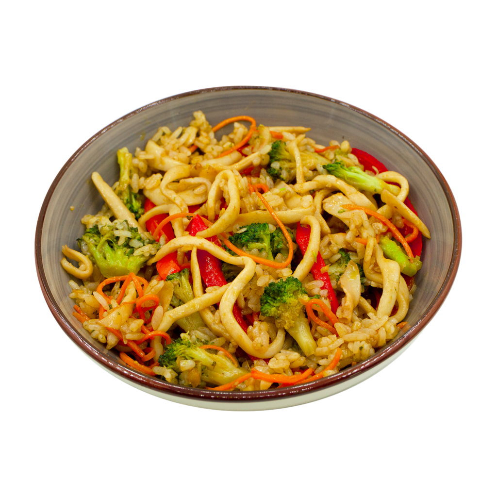 Вок с кальмарами, 350 гр Вок с кальмарами, 350 гр