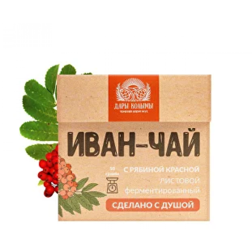 Иван-чай с рябиной, листовой 50гр