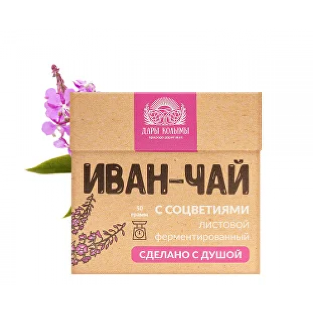 Иван-чай с соцветиями, листовой 50гр