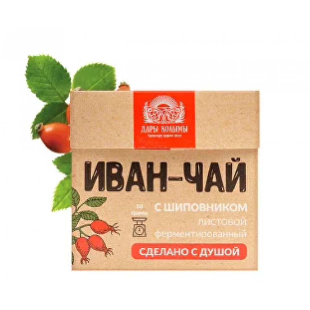 Иван-чай с шиповником, листовой 50гр
