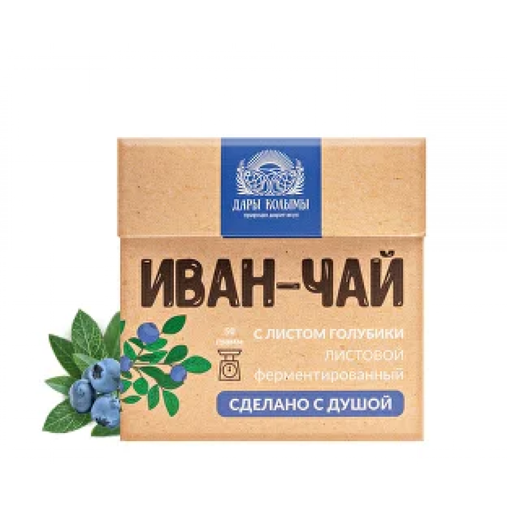 Иван-чай с листом голубики, листовой 50гр