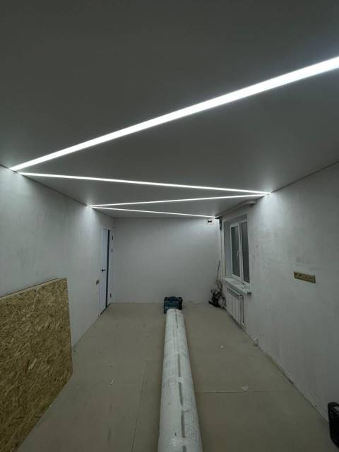 Монтаж световых линий Монтаж световых линий