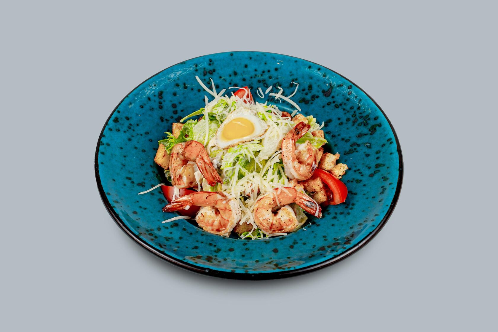 Салат Цезарь с креветками Салат Цезарь с креветками