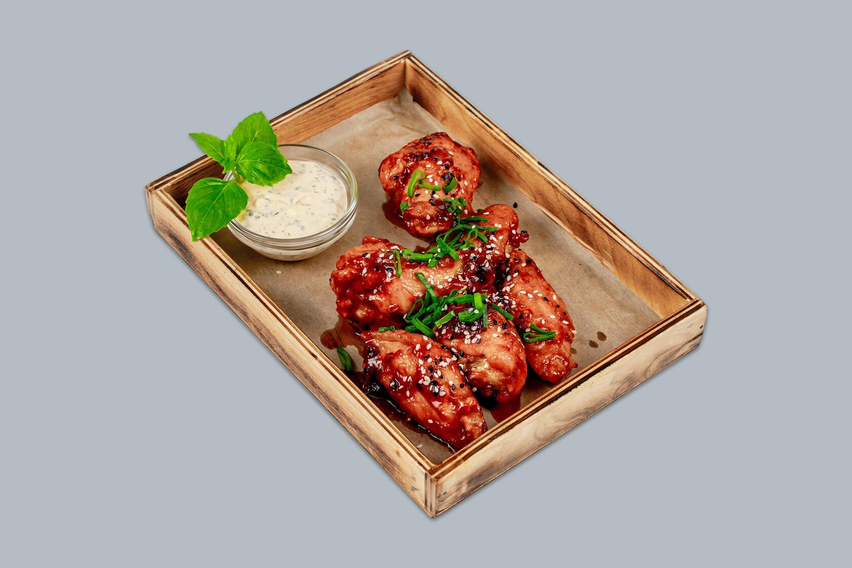 Куриные крылышки Баффало с соусом Ранч Куриные крылышки Баффало с соусом Ранч