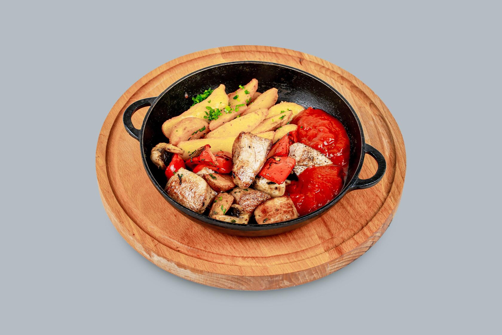 Сковорода со свининой Сковорода со свининой