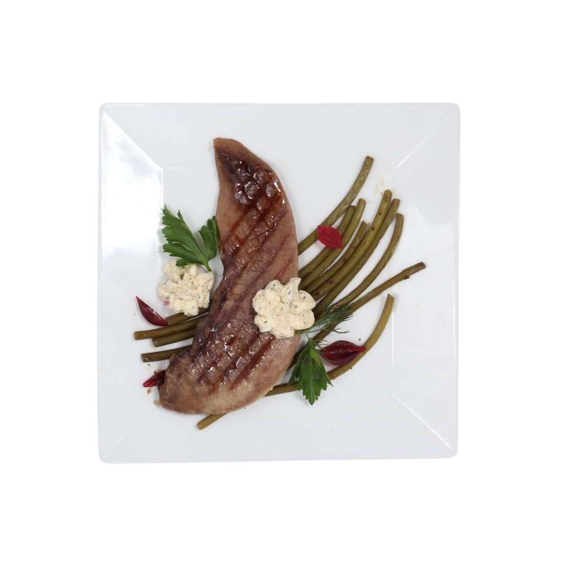 Язык на гриле с черемшой, 130 гр