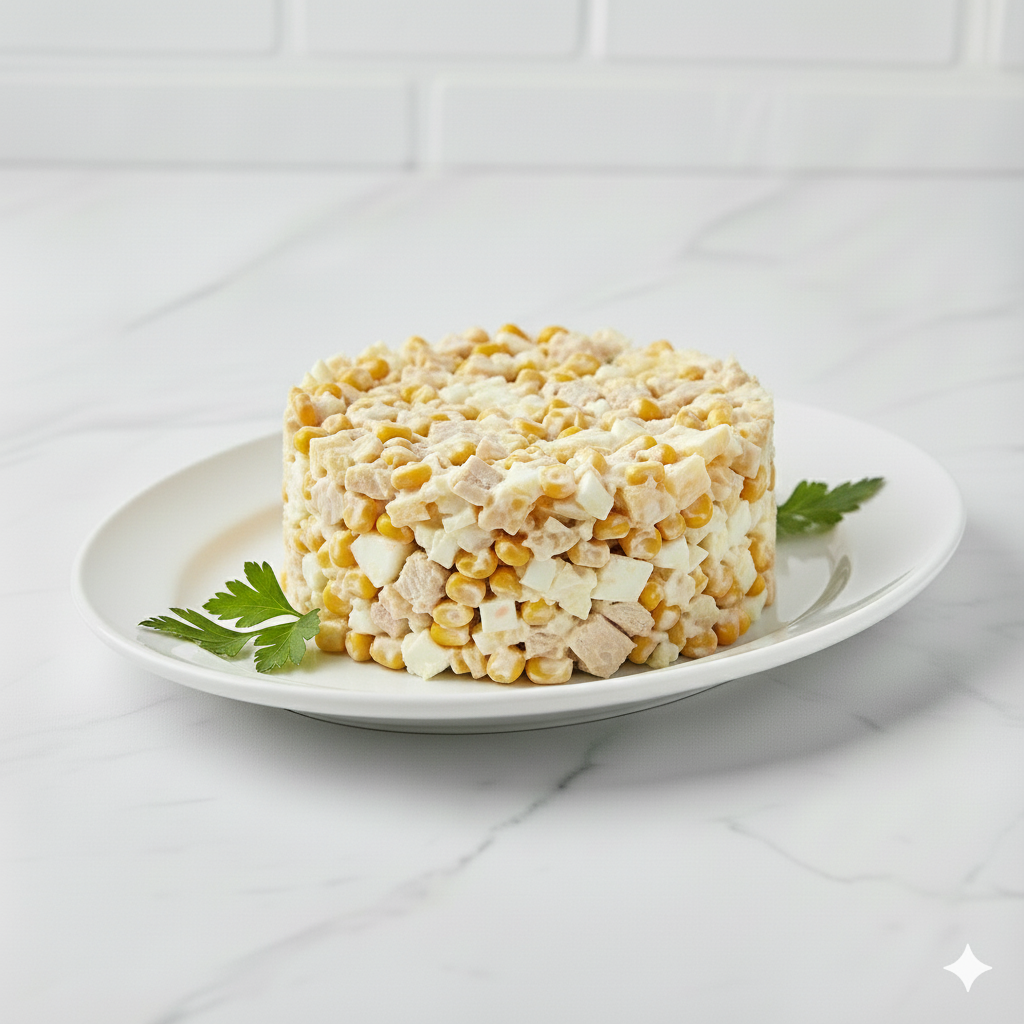 Салат "Ананасовый" Салат "Ананасовый"