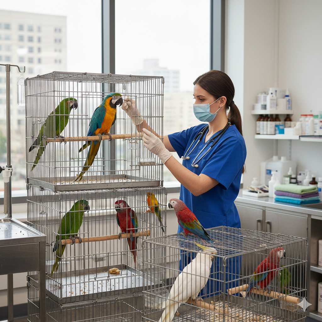 Гостиница для попугаев 