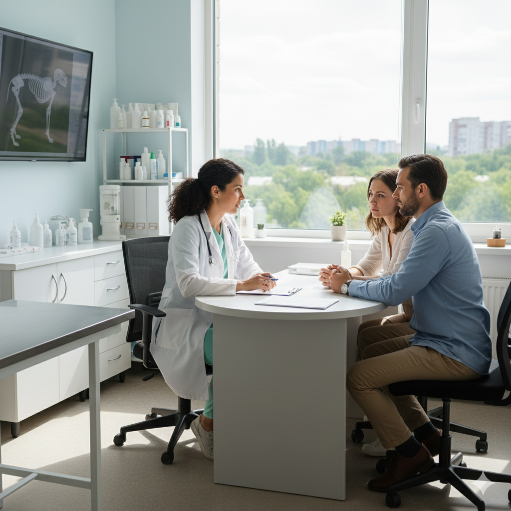 Приём, предварительный диагноз, консультация по лечению (Без животного)