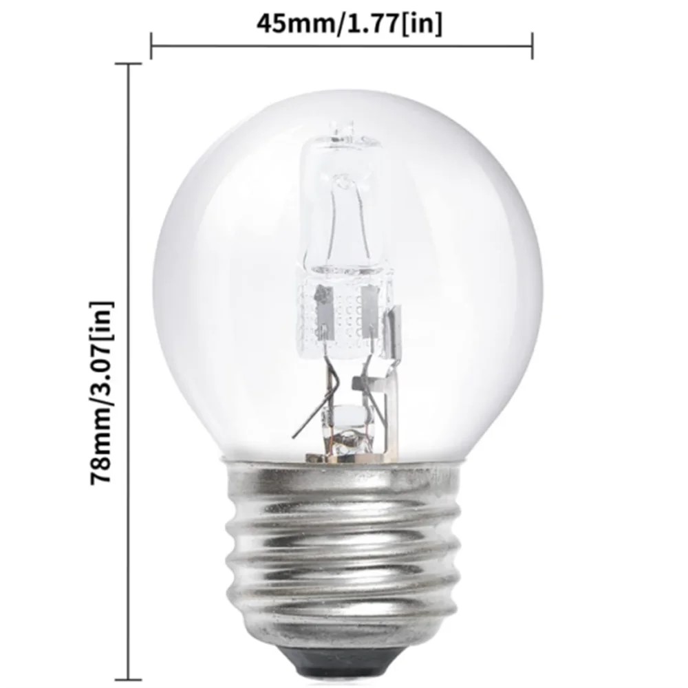 Лампа галогеновая шарик E14 42Вт G45 Camelion 