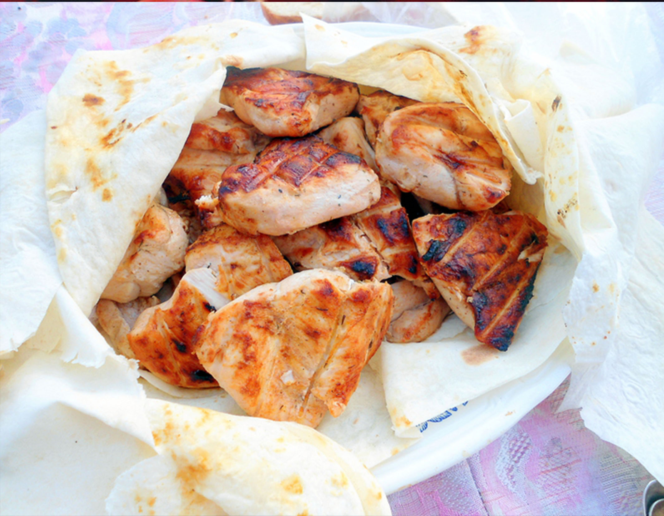 Курица в лаваше