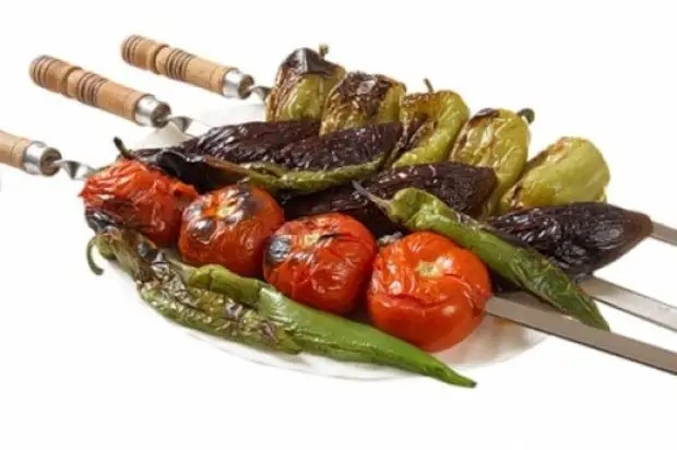 Овощи ассорти на углях