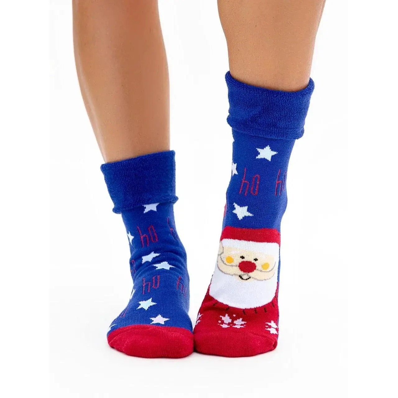 Носочки новогодние  мохра