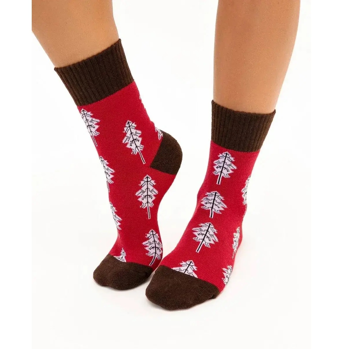 Носочки новогодние махровые