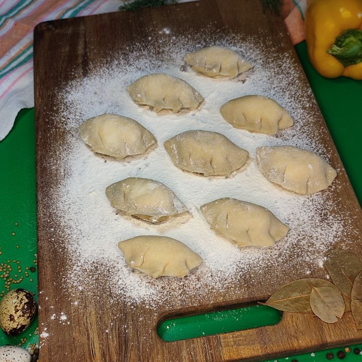 Вареники с клубникой