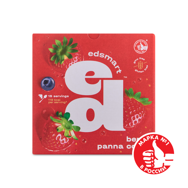 ED Smart Classic «Ягодная панна-котта», 15 порций