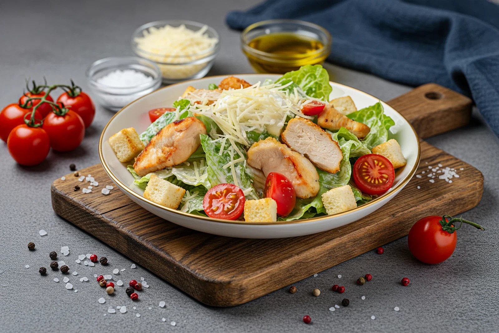 Салат Цезарь Салат Цезарь