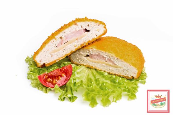 Кордон-блю» с сыром и ветчиной